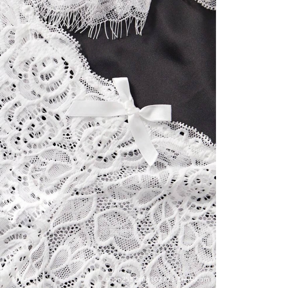 Auréa Sheer Lace 4-Piece Robe Set