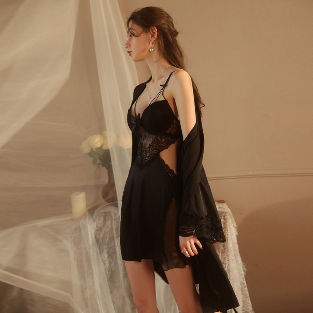 Petite Nuit Satin Nightdress Set