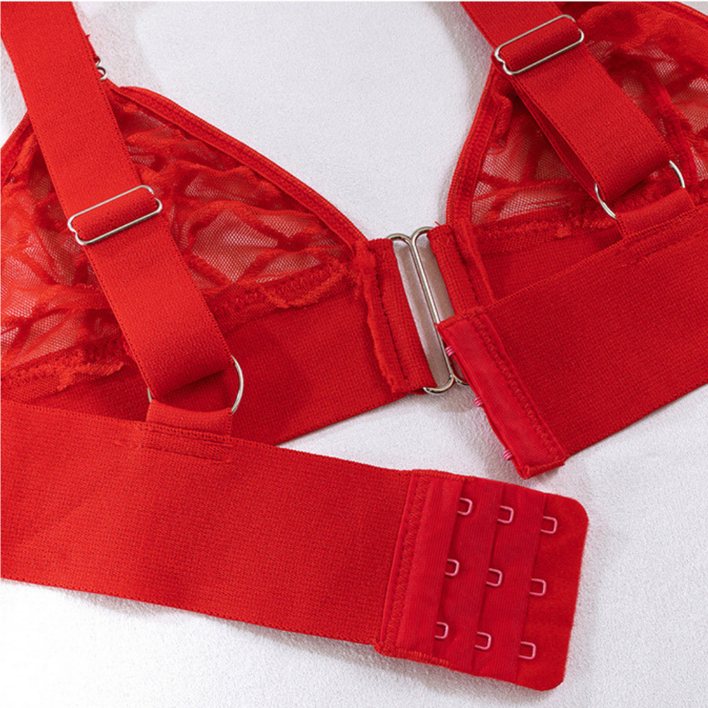 Fishnet Desire Garter Lingerie Set