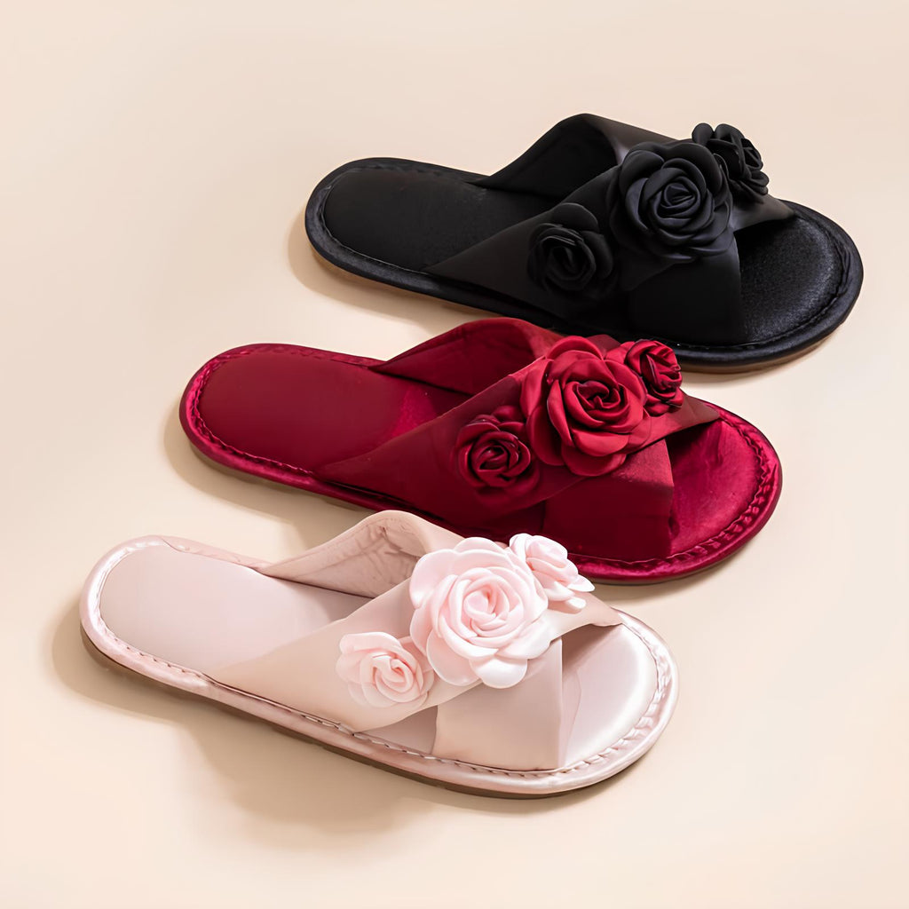 Luxe Satin Couple Slippers