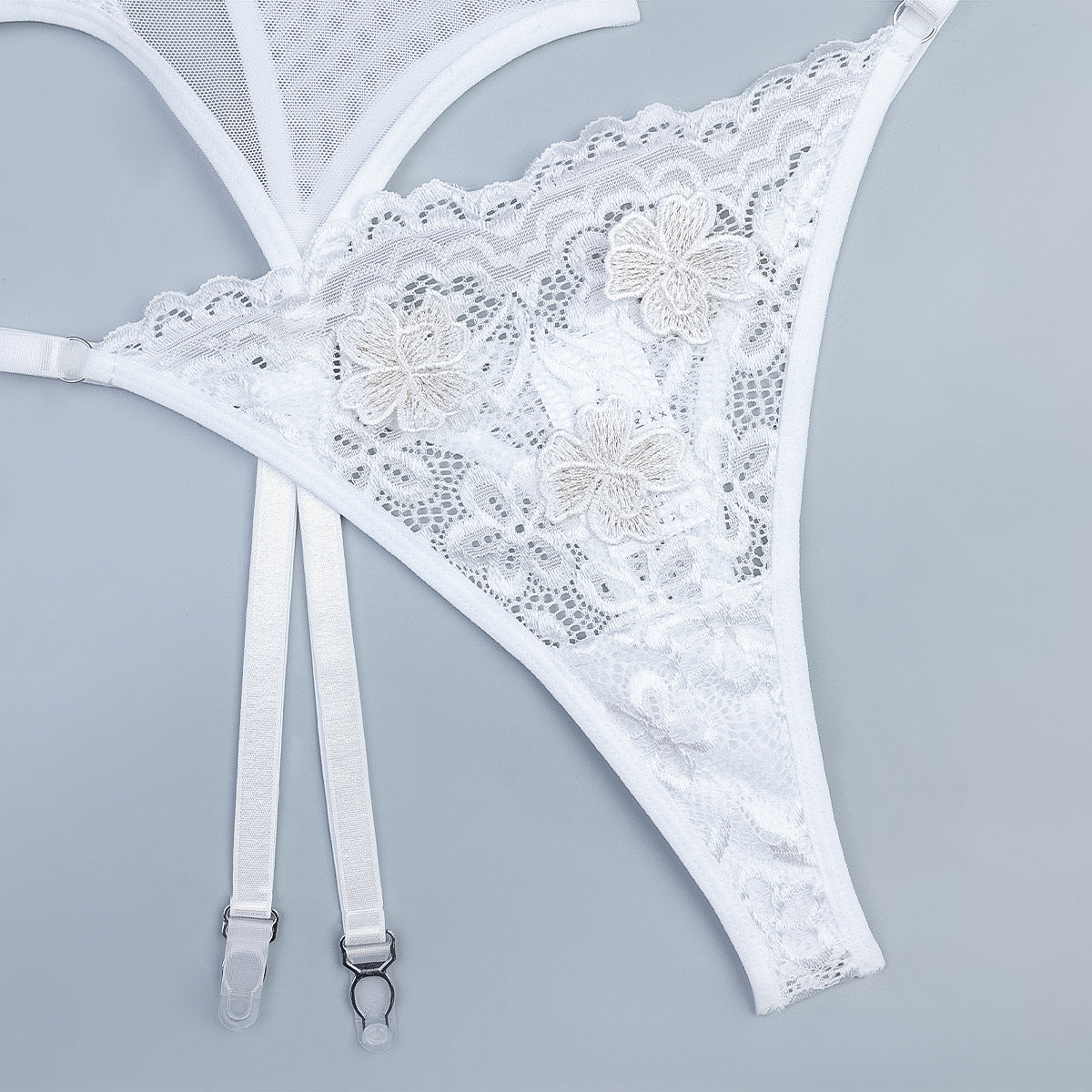 Élise Dentelle Garter Lingerie Set