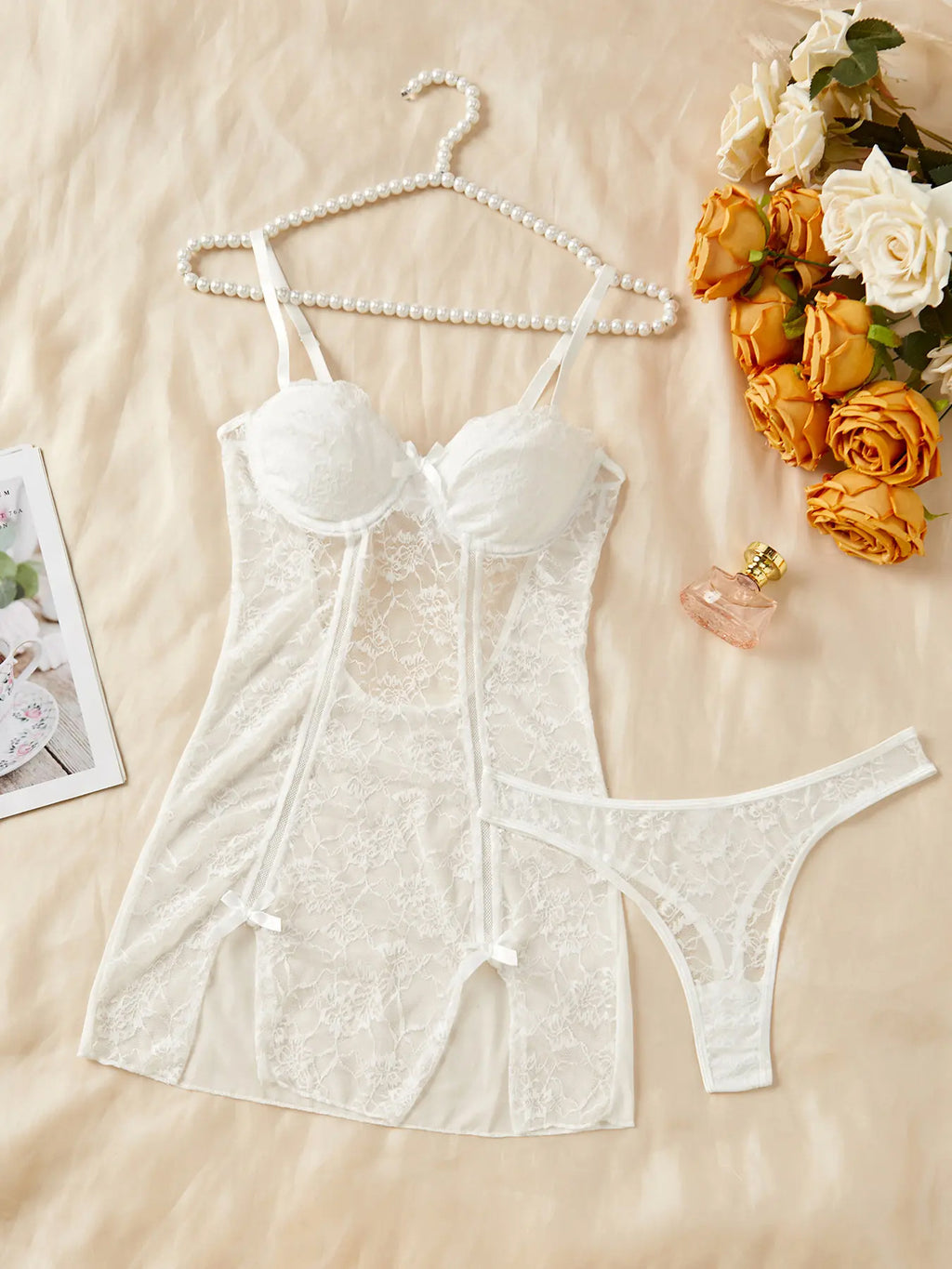 Maison Élise Nightdress & Thong Set