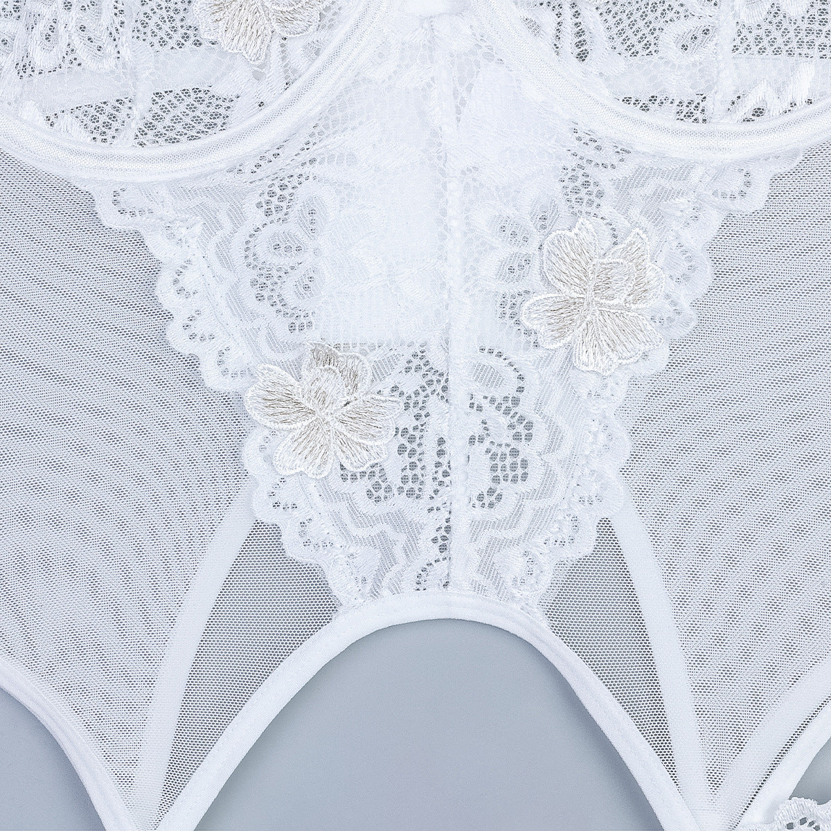 Élise Dentelle Garter Lingerie Set