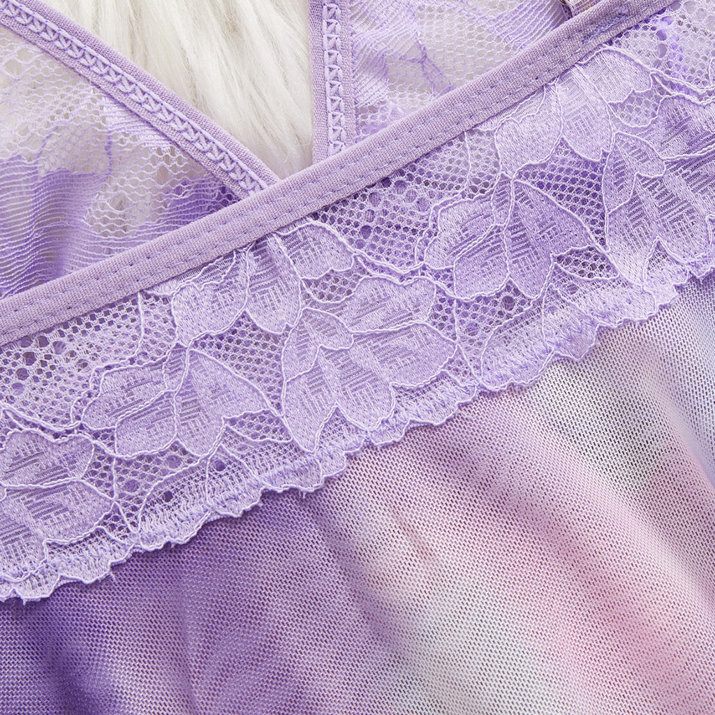 Lavande Rêverie Nightdress & Thong Set